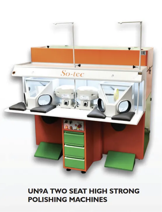 [PM0012] UN-9A ÖZEL SÜPER VAKUM ÇİFT MOTORLU CİLA MAKİNASI ( SOTEC MOTOR )