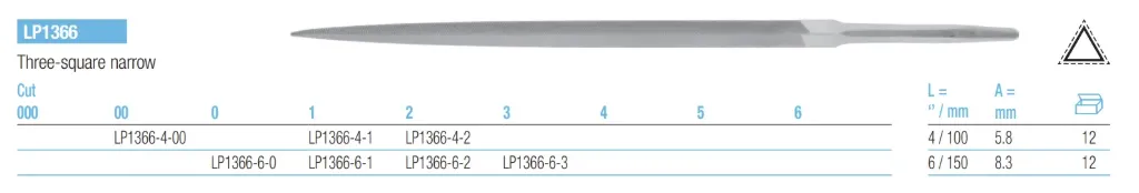 [VLE0023] VALLORBE EGE LP 1366 UCGEN 6" NO:2