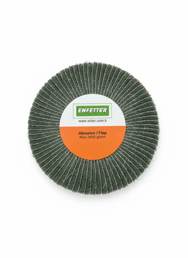 [TFS0006] ENFETTER AŞINDIRICILI YEŞİL SKOÇ (30MM) MOTOR BROSELİ ZIMPARA