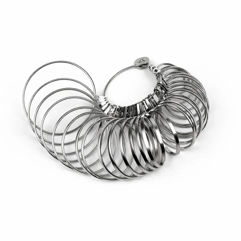 HALKA BİLEZİK ÖLÇÜ GÜMÜŞ RENGİ (GAU832)