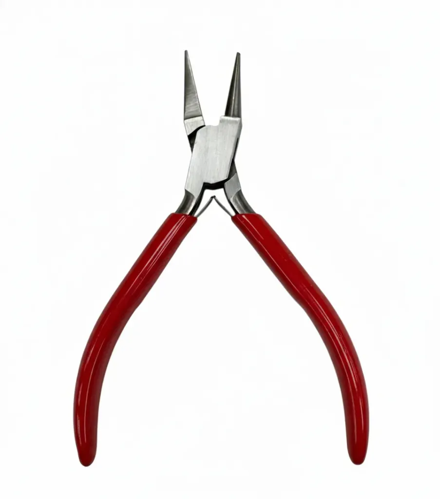 [EK0037] 130 MM ŞEKİLLİ BİR UCU DÜZ BİR UCU TAM YUVARLAK PENSE