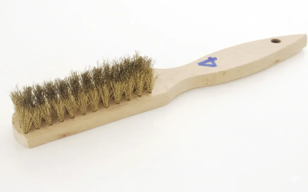 [TF0002] 4 No Ahşap saplı Pirinç Tel Fırça