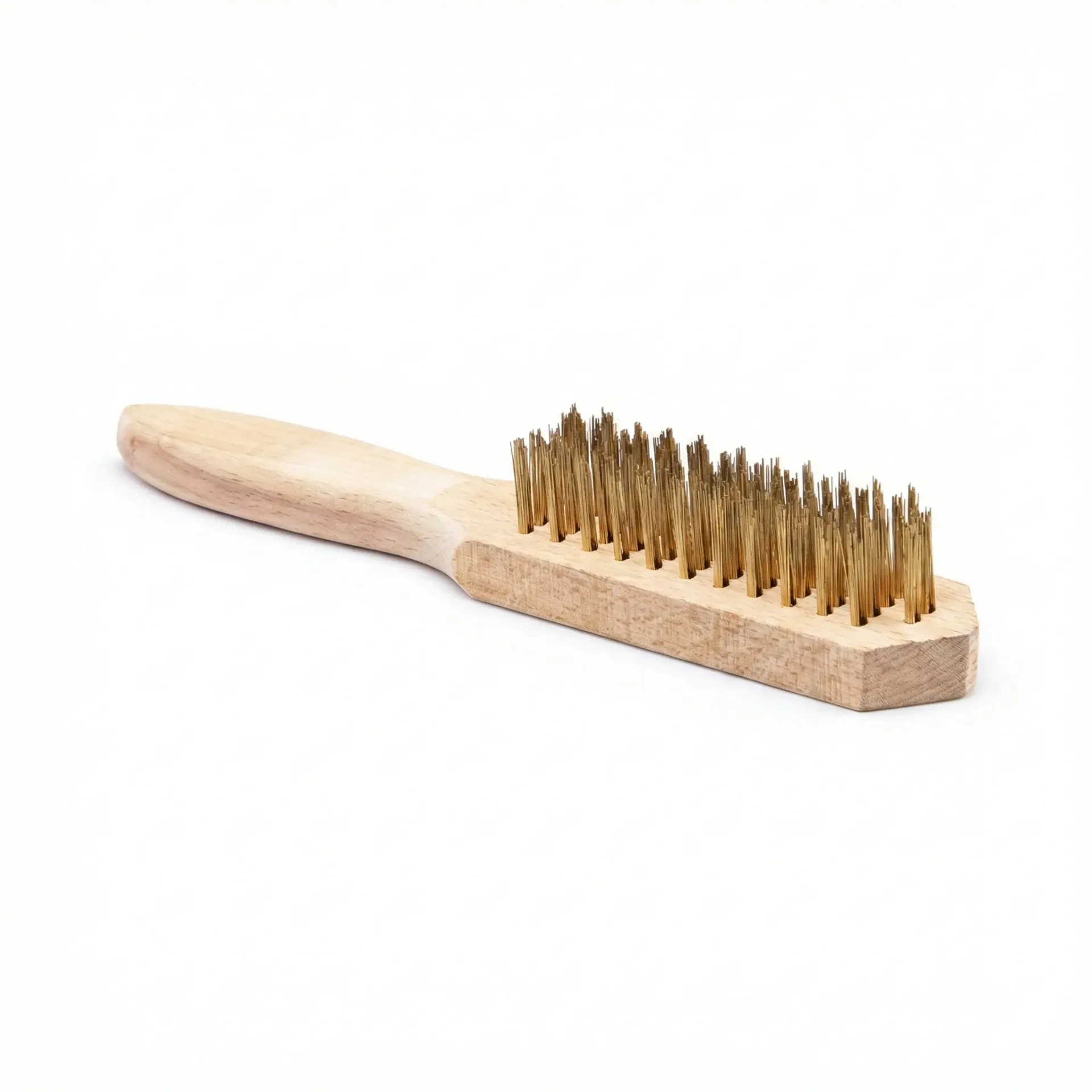 [TF0003] 5 No Ahşap saplı Pirinç Tel Fırça