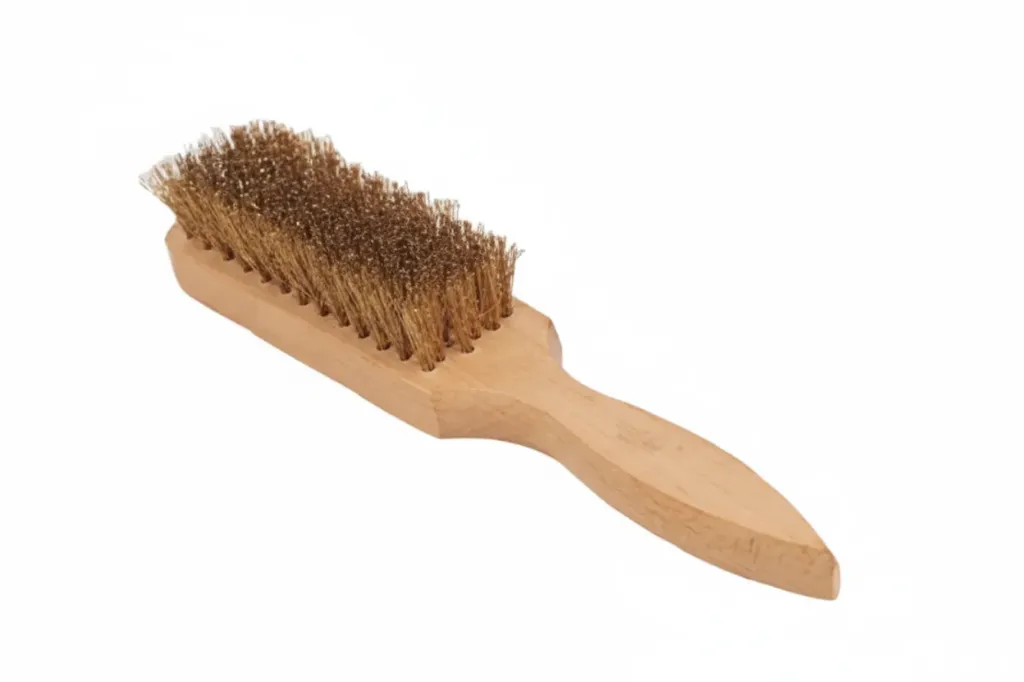 [TF0004] 6 No Ahşap saplı Pirinç Tel Fırça