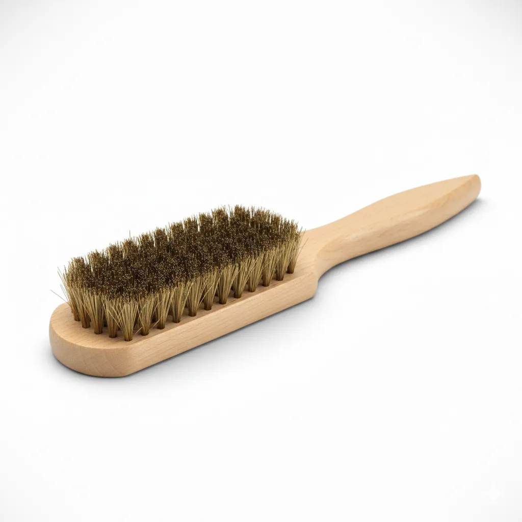 [TF0007] 9 No Ahşap saplı Pirinç Tel Fırça